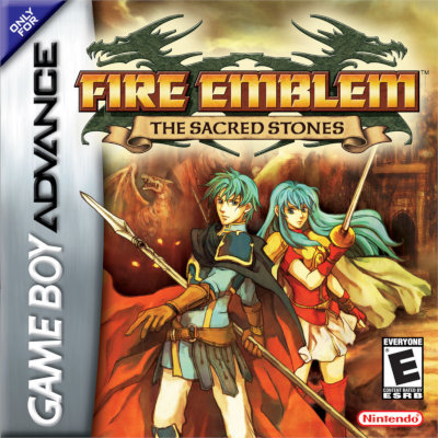 fire emblem the sacred stones clean cover art